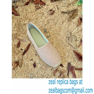 Gucci GG Leather Espadrilles Nude Pink 2022 - Click Image to Close