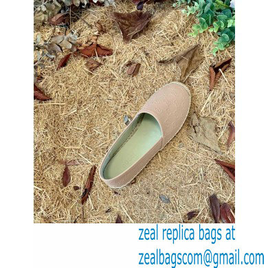 Gucci GG Leather Espadrilles Nude Pink 2022