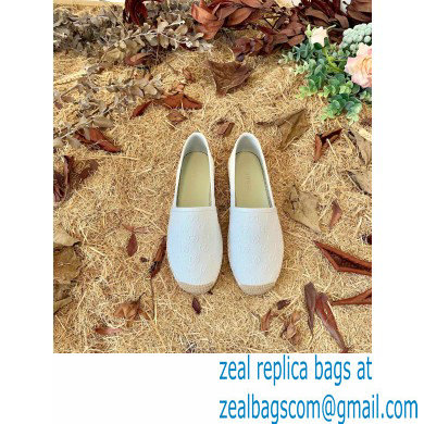 Gucci GG Leather Espadrilles White 2022 - Click Image to Close