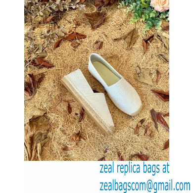 Gucci GG Leather Espadrilles White 2022 - Click Image to Close