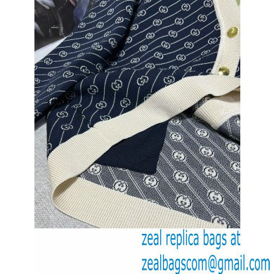 Gucci GG diagonal cotton silk cardigan 2021
