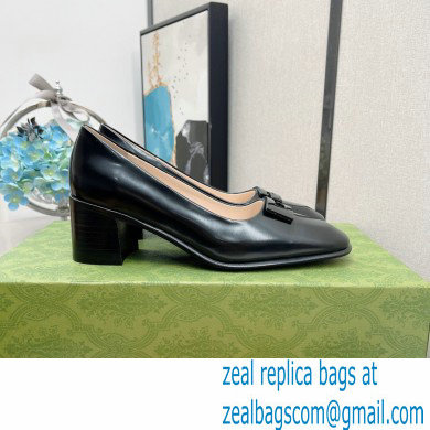 Gucci Heel 6cm Vintage Black G Pumps 2022 - Click Image to Close