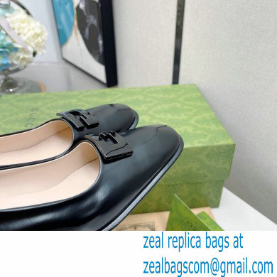 Gucci Heel 6cm Vintage Black G Pumps 2022