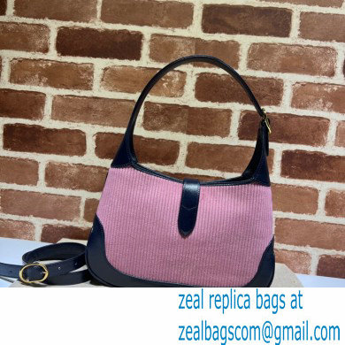 Gucci Jackie 1961 small shoulder bag 636706 corduroy Pink 2021