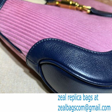 Gucci Jackie 1961 small shoulder bag 636706 corduroy Pink 2021