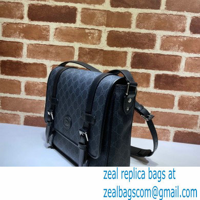 Gucci Messenger bag with Interlocking G 658542 Black 2021
