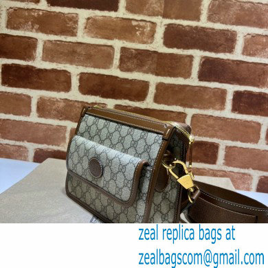 Gucci Messenger bag with Interlocking G 674164 Coffee 2021
