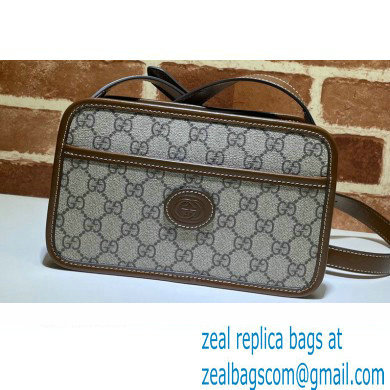 Gucci Mini bag with Interlocking G 658572 Coffee 2021 - Click Image to Close