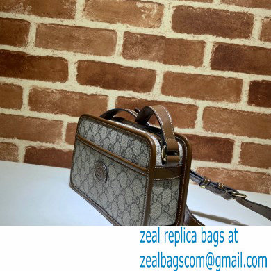 Gucci Mini bag with Interlocking G 658572 Coffee 2021 - Click Image to Close