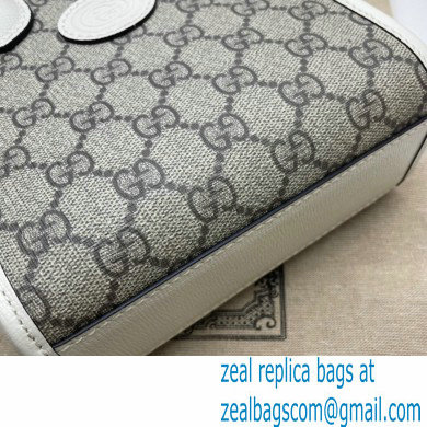 Gucci Mini tote bag with Interlocking G 671623 White 2021