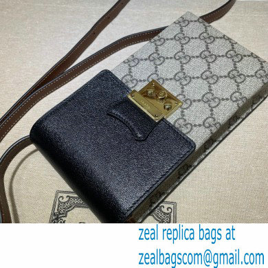 Gucci Padlock Mini Phone Bag 658229 Black 2021