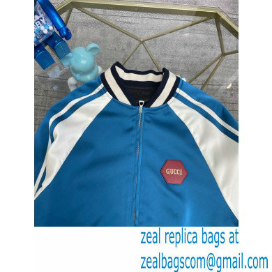 Gucci blue logo jacket 2021