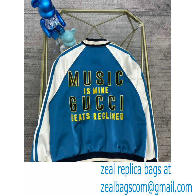 Gucci blue logo jacket 2021