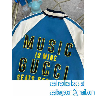 Gucci blue logo jacket 2021