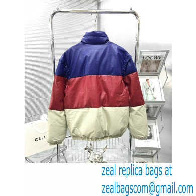 Gucci blue/red/white down jacket 2021 - Click Image to Close