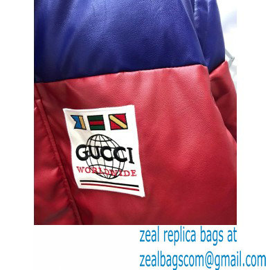 Gucci blue/red/white down jacket 2021