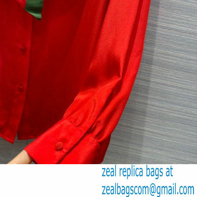 Gucci music is mine silk shirt red 2021