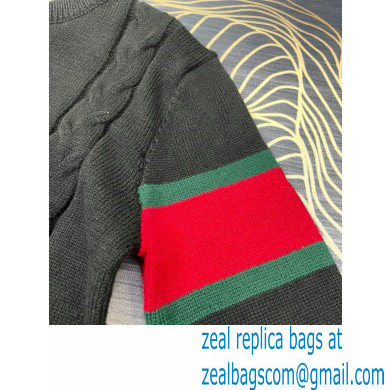 Gucci oversize cable knit sweater 2021