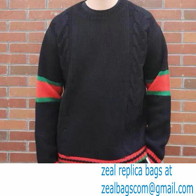 Gucci oversize cable knit sweater 2021