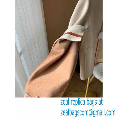 HERMES WHITE CASHMERE CAPE 2021 - Click Image to Close