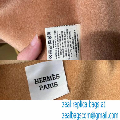 HERMES WHITE CASHMERE CAPE 2021