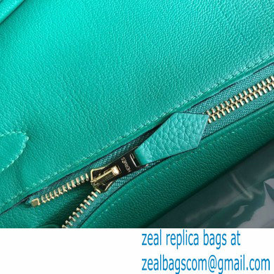 Hermes Birkin 30/35 Bag In Original togo Leather With Gold/Silver Hardware velvet green - Click Image to Close