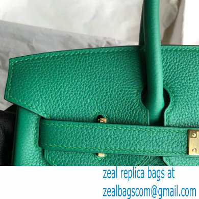 Hermes Birkin 30/35 Bag In Original togo Leather With Gold/Silver Hardware velvet green - Click Image to Close