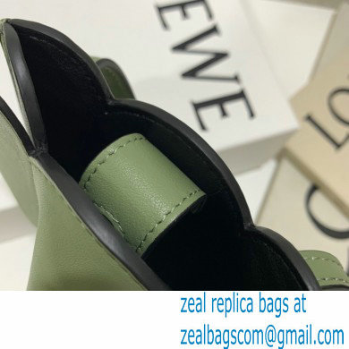 Loewe Elephant Pocket Bag in Classic Calfskin Green