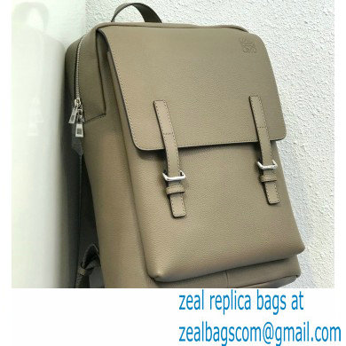 Loewe Military Backpack Bag in Soft Grained Calfskin Beige