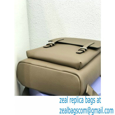 Loewe Military Backpack Bag in Soft Grained Calfskin Beige