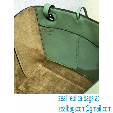 Loewe Small Anagram Tote Bag in Classic Calfskin Light Green