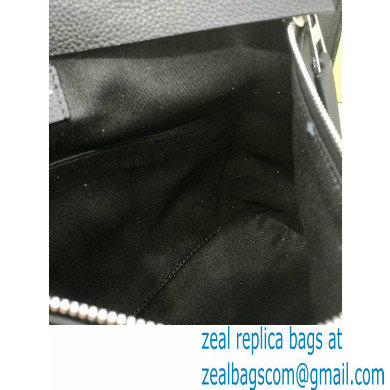 Loewe T Pouch Bag in Grained Calfskin Black