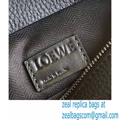 Loewe T Pouch Bag in Grained Calfskin Black - Click Image to Close