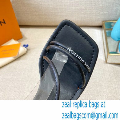 Louis Vuitton Heel 5.5cm Nova Sandals Black 2021