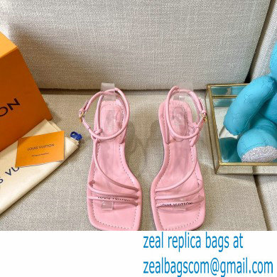 Louis Vuitton Heel 5.5cm Nova Sandals Pink 2021