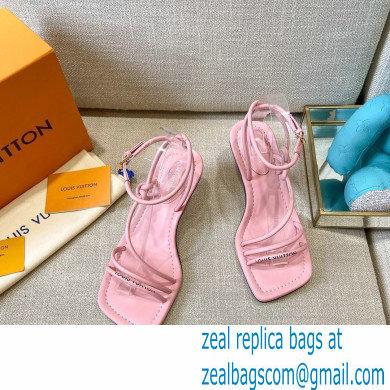 Louis Vuitton Heel 5.5cm Nova Sandals Pink 2021