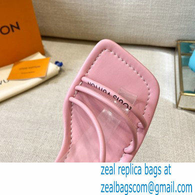 Louis Vuitton Heel 5.5cm Nova Sandals Pink 2021