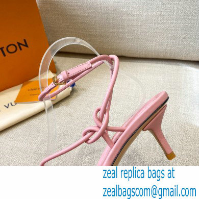 Louis Vuitton Heel 5.5cm Nova Sandals Pink 2021