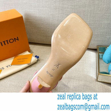 Louis Vuitton Heel 5.5cm Nova Sandals Pink 2021