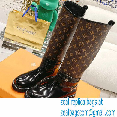 Louis Vuitton Heel 5cm Territory Flat High Ranger Boots 01 2021 - Click Image to Close