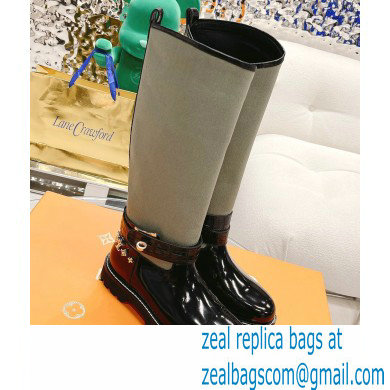 Louis Vuitton Heel 5cm Territory Flat High Ranger Boots 03 2021 - Click Image to Close