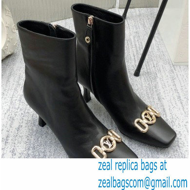 Louis Vuitton Heel 7cm Rotary Ankle Boots Black 2021 - Click Image to Close