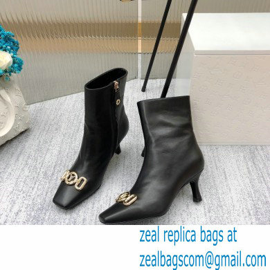 Louis Vuitton Heel 7cm Rotary Ankle Boots Black 2021 - Click Image to Close