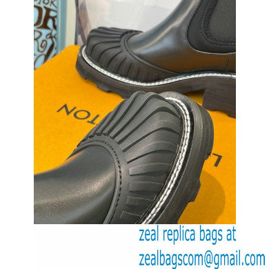 Louis Vuitton Heel 9.5cm Lv Beaubourg Ankle Boots Black 2021 - Click Image to Close