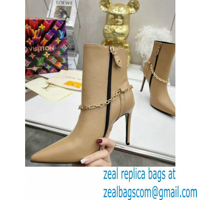 Louis Vuitton Heel 9.5cm Mansion Ankle Boots Nude 2021 - Click Image to Close