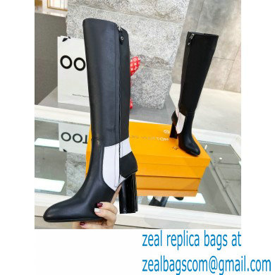 Louis Vuitton Heel 9.5cm Silhouette High Boots Black Cruise 2022 Fashion Show