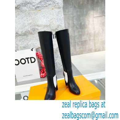 Louis Vuitton Heel 9.5cm Silhouette High Boots Black Cruise 2022 Fashion Show