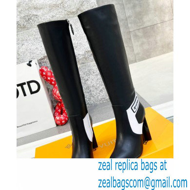 Louis Vuitton Heel 9.5cm Silhouette High Boots Black Cruise 2022 Fashion Show