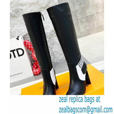 Louis Vuitton Heel 9.5cm Silhouette High Boots Black Cruise 2022 Fashion Show - Click Image to Close