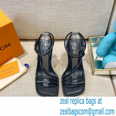 Louis Vuitton Heel 9cm Nova Sandals Black 2021 - Click Image to Close